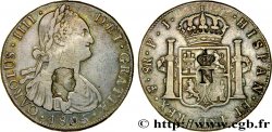BOLIVIA - CARLO IV 8 Reales contremarquée 1805 Potosi