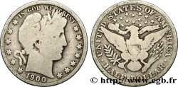 UNITED STATES OF AMERICA 1/2 Dollar type Barber 1900 Philadelphie