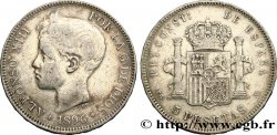 ESPAÑA 5 Pesetas Alphonse XIII 3e type 1896 Madrid