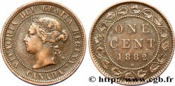 CANADA 1 Cent Victoria 1882 Heaton - H