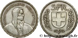 SCHWEIZ 5 Francs Berger des alpes 1932 Berne