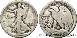 UNITED STATES OF AMERICA 1/2 Dollar Walking Liberty 1917 Philadelphie