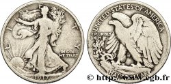 UNITED STATES OF AMERICA 1/2 Dollar Walking Liberty 1917 Denver - D