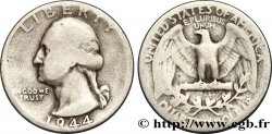 UNITED STATES OF AMERICA 1/4 Dollar Georges Washington 1944 Philadelphie