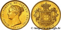 PORTUGAL -MARIE II  5000 Reis 1851 