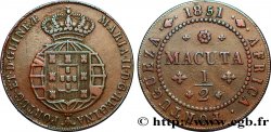 ANGOLA 1/2 Macuta Marie II 1851 