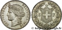 SWITZERLAND - HELVETIC CONFEDERATION 5 Francs Helvetia 1900 Berne