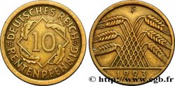 ALLEMAGNE 10 Rentenpfennig 1923 Stuttgart