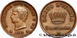 ITALIE - ROYAUME D ITALIE - NAPOLÉON Ier 3 centesimi 1813 Milan
