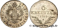 AUTRICHE 6 Kreuzer François II 1795 Vienne