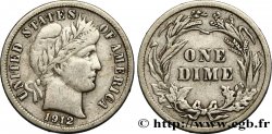 ÉTATS-UNIS D AMÉRIQUE 1 Dime Barber 1912 Philadelphie