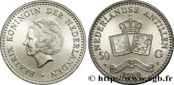 ANTILLES NÉERLANDAISES 50 Gulden reine Beatrix 1980 Utrecht