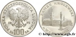 POLEN 100 Zlotych Proof Château de Varsovie 1975 Varsovie