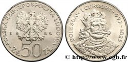 POLONIA 50 Zlotych Boleslas Ier le Vaillant (992-1025) 1980 Varsovie