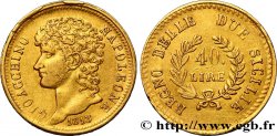 ITALIE - ROYAUME DE NAPLES - JOACHIM MURAT 40 Lire or, rameaux longs 1813 Naples