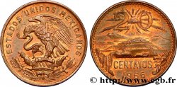 MESSICO 20 Centavos aigle / pyramide de Teotihuaca 1966 Mexico