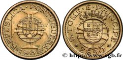 SAINT THOMAS et PRINCE 2,5 Escudos colonie portugaise 1962 