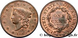 ÉTATS-UNIS D AMÉRIQUE 1 Cent “Matron Head” variété à petite date 1819 Philadelphie