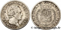 ITALIE - ROYAUME DE SARDAIGNE 1 Lire Charles Félix, roi de Sardaigne 1827 Turin