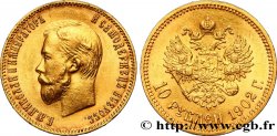 RUSSIA 10 Roubles Nicolas II 1902 Saint-Petersbourg
