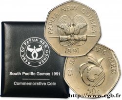 PAPOUASIE NOUVELLE GUINÉE 50 Toea 9e Jeux du Pacifique Sud 1991 