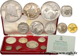 BAHAMAS Série Proof 9 monnaies 1974 Franklin Mint