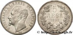 BULGARIE 5 Leva Ferdinand Ier 1892 Komoczbanya