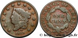 UNITED STATES OF AMERICA 1 Cent Liberté tête “Coronet” 1829 Philadelphie