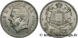 MONACO 5 Francs Louis II 1945 Paris