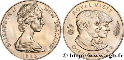 NOUVELLE-ZÉLANDE 1 Dollar Elisabeth II / Visite du prince et de la princesse de Galles 1983 Bristish Royal Mint
