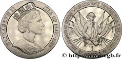ISLE OF MAN 1 Crown Bicentenaire de l’inauguration présidentielle de Georges Washington 1989