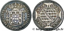BRÉSIL 160 Réis Marie I et Pierre III 1781