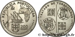 PORTOGALLO 200 Escudos Traité de Tordesillas en 1494 1994