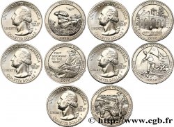 UNITED STATES OF AMERICA Série complète des 5 monnaies de 1/4 de Dollar 2016 2016 San Francisco - S