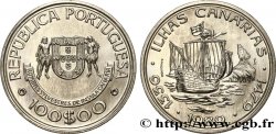 PORTUGAL 100 Escudos découverte des îles Canaries 1989