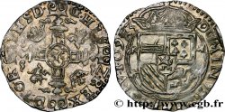 PAYS-BAS ESPAGNOLS - TOURNAI - PHILIPPE II D ESPAGNE Double patard 1593 Tournai