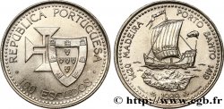 PORTUGAL 100 Escudos Découvertes Portugaises de Madère 1420 et Porto Santo 1419 1989