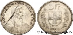 SVIZZERA  5 Francs berger 1923 Berne
