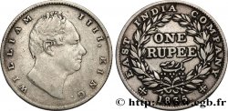 INDES BRITANNIQUES 1 Roupie (Rupee) East India Company William IV 1835 Calcutta