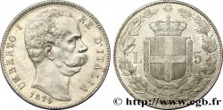 ITALIE - ROYAUME D ITALIE - HUMBERT Ier 5 Lire 1879 Rome