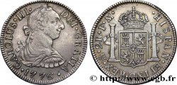 MEXIQUE 2 Reales Charles III d’Espagne 1776 Mexico