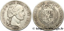 ITALIE - ROYAUME DE SARDAIGNE - VICTOR-EMMANUEL Ier 5 Lire 1820 Turin