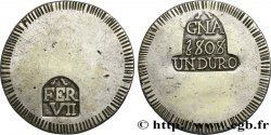ESPAGNE - SIÈGE DE GÉRONE 5 Pesetas ou Duro 1808 Gérone