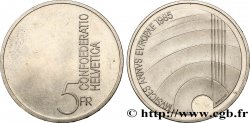 SWITZERLAND 5 Francs centenaire de la révision de la constitution 1985 Berne - B