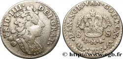 NORVÈGE 8 Skilling Frédéric IV 1705 Konsberg