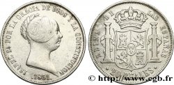 ESPAGNE - ROYAUME D ESPAGNE - ISABELLE II 20 Reales 1851 Madrid