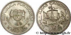 PORTOGALLO 100 Escudos découverte des îles Canaries 1989
