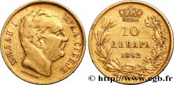 SERBIE 10 Dinara Milan IV Obrenovic 1882 Vienne