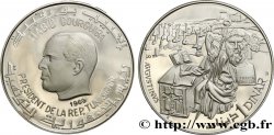 TUNISIE 1 Dinar Proof Habib Bourguiba - Saint Augustin 1969
