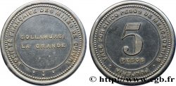CHILI 5 Pesos Société Française des mines de cuivre - Collahuasi La Grande N-D  SUP